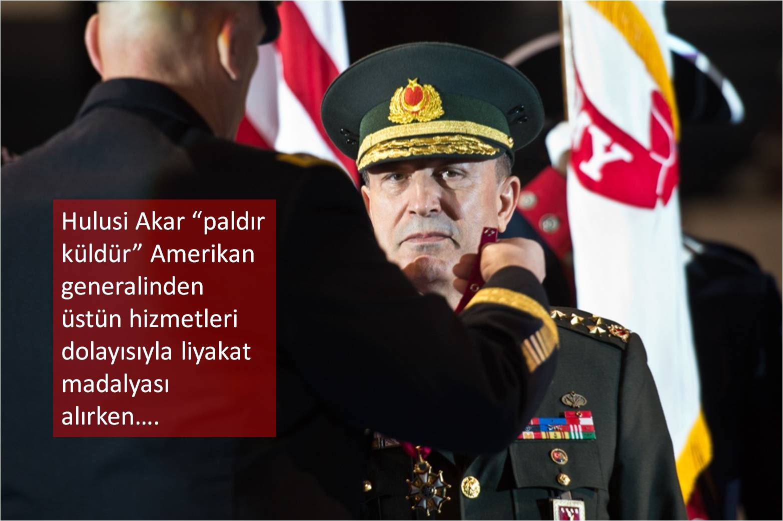 Hulusi Akar ABD'den üstün hizmetleri dolayısıyla liyakat madalyası aldı